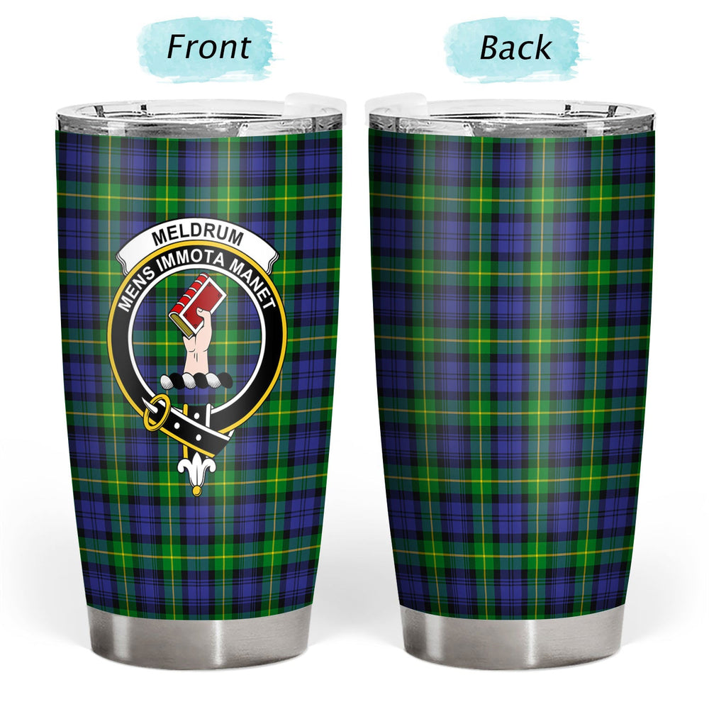 Clan Meldrum Tartan Crest Tumbler ZQ14 Clan Meldrum Tartan Today   