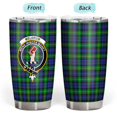Clan Meldrum Tartan Crest Tumbler ZQ14 Clan Meldrum Tartan Today   