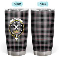 Clan Moffat Modern Tartan Crest Tumbler WY69 Clan Moffat Tartan Today   