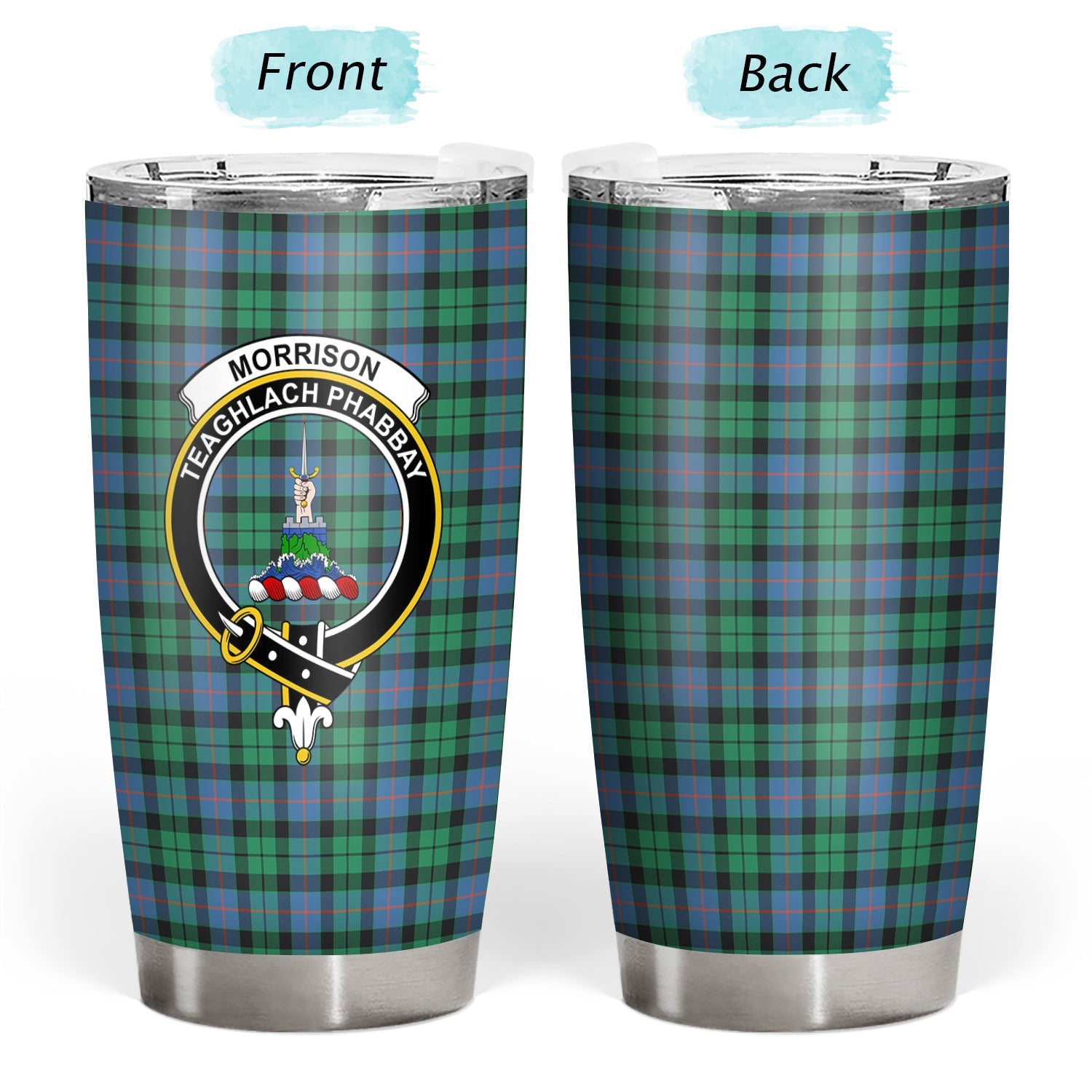 Clan Morrison Ancient Tartan Crest Tumbler HZ90 Clan Morrison Tartan Today   