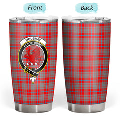 Clan Moubray Tartan Crest Tumbler TN31 Clan Moubray Tartan Today   