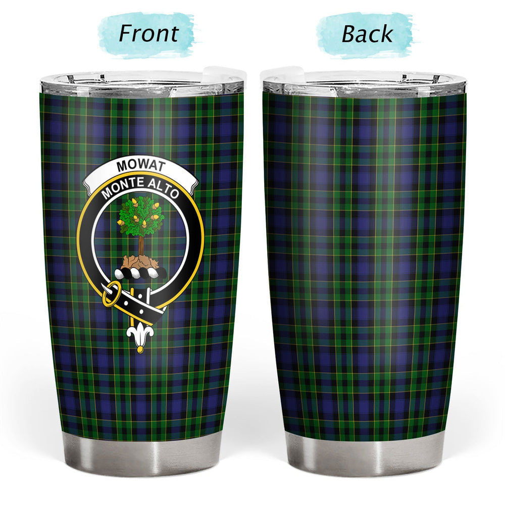 Clan Mowat Modern Tartan Crest Tumbler HE49 Clan Mow Tartan Today   