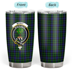 Clan Mowat Modern Tartan Crest Tumbler HE49 Clan Mow Tartan Today   