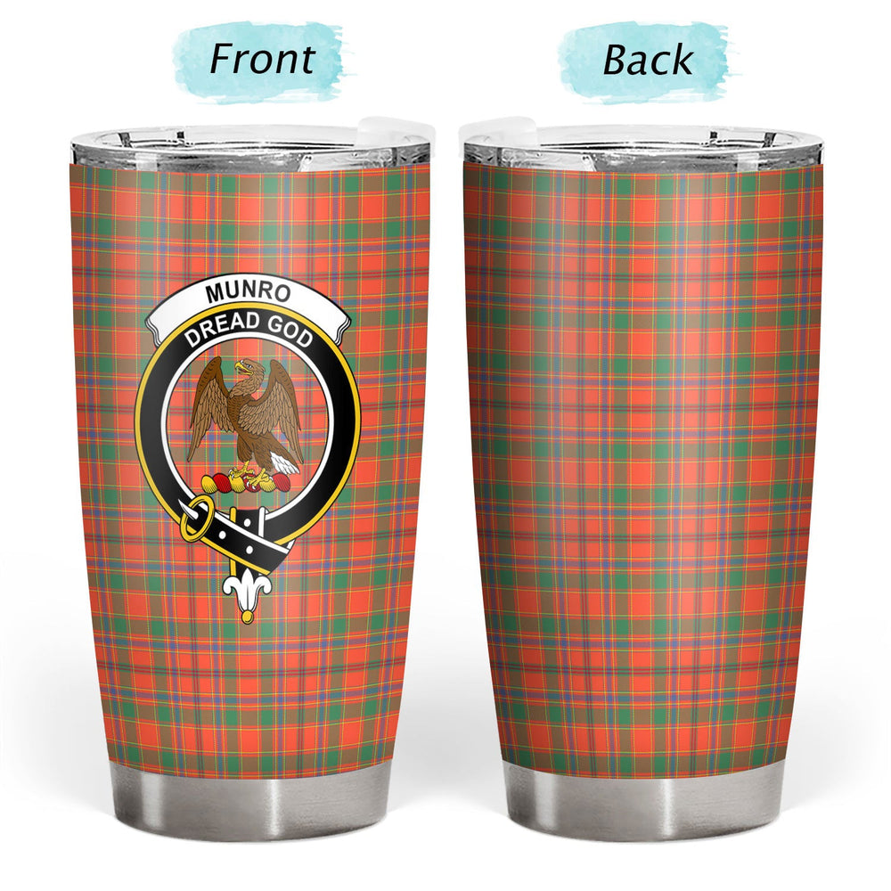Clan Munro Ancient Tartan Crest Tumbler PO93 Clan Munro Tartan Today   