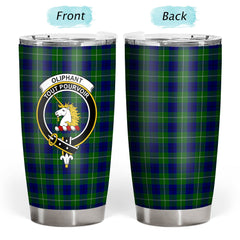 Clan Oliphant Modern Tartan Crest Tumbler HL80 Clan Oliphant Tartan Today   