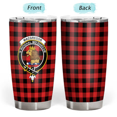 Clan Rob Roy MacGregor Modern Tartan Crest Tumbler FG31 Clan MacGregor Tartan Today   
