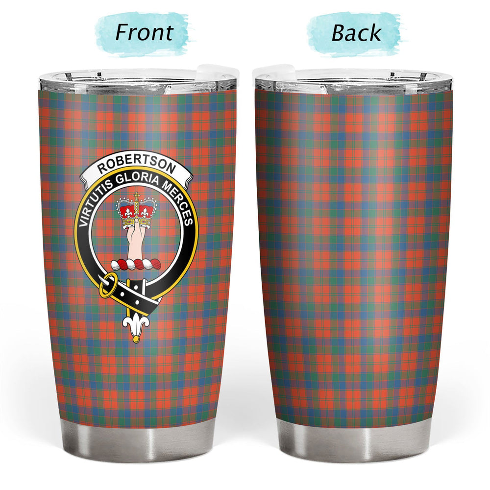Clan Robertson Ancient Tartan Crest Tumbler WV62 Clan Robertson Tartan Today   