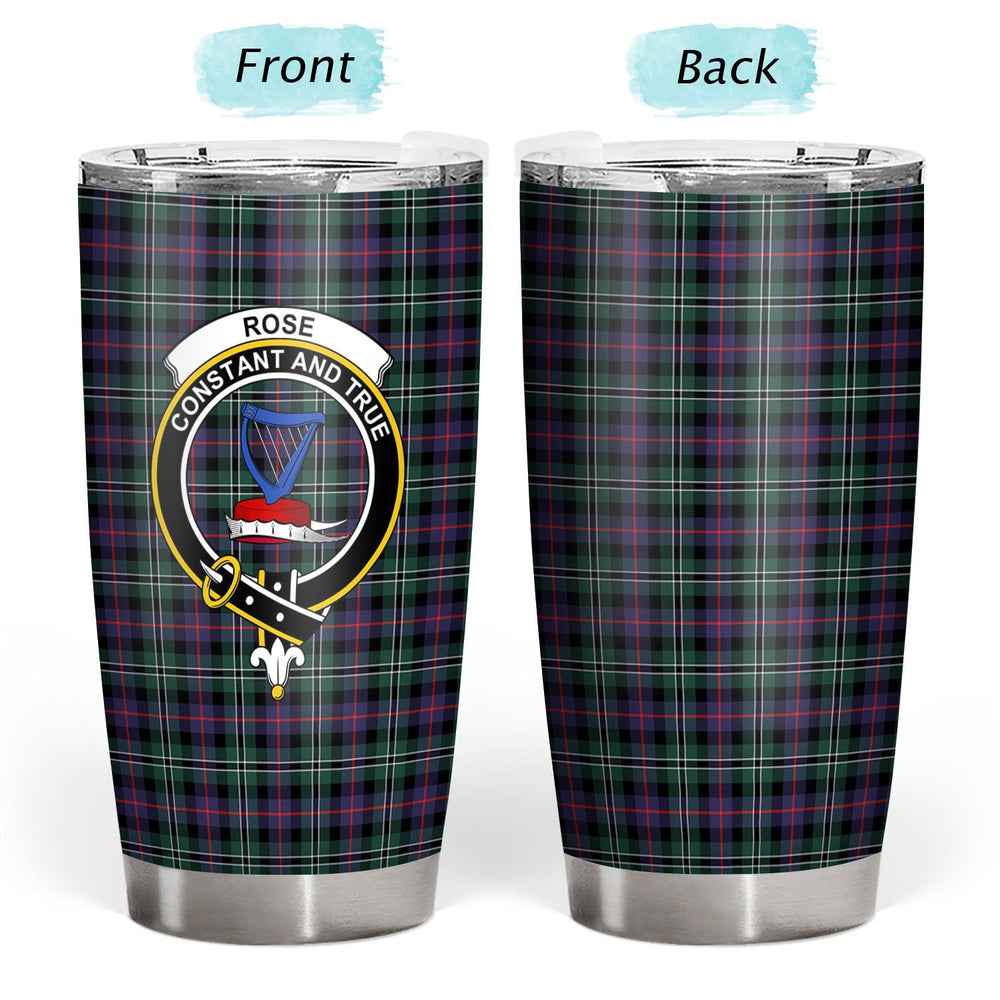 Clan Rose Hunting Modern Tartan Crest Tumbler HG18 Clan Rose Tartan Today   