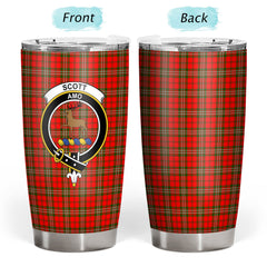 Clan Scott Modern Tartan Crest Tumbler DD91 Clan Scott (Scott Tartan) Tartan Today   