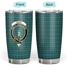 Clan Shaw Ancient Tartan Crest Tumbler NK79 Clan Shaw Tartan Today   