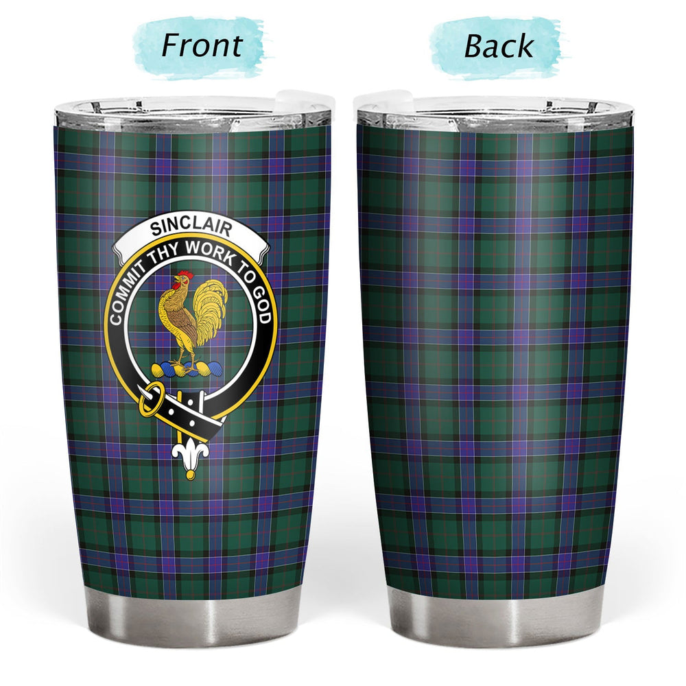 Clan Sinclair Hunting Modern Tartan Crest Tumbler RA74 Clan Sinclair Tartan Today   