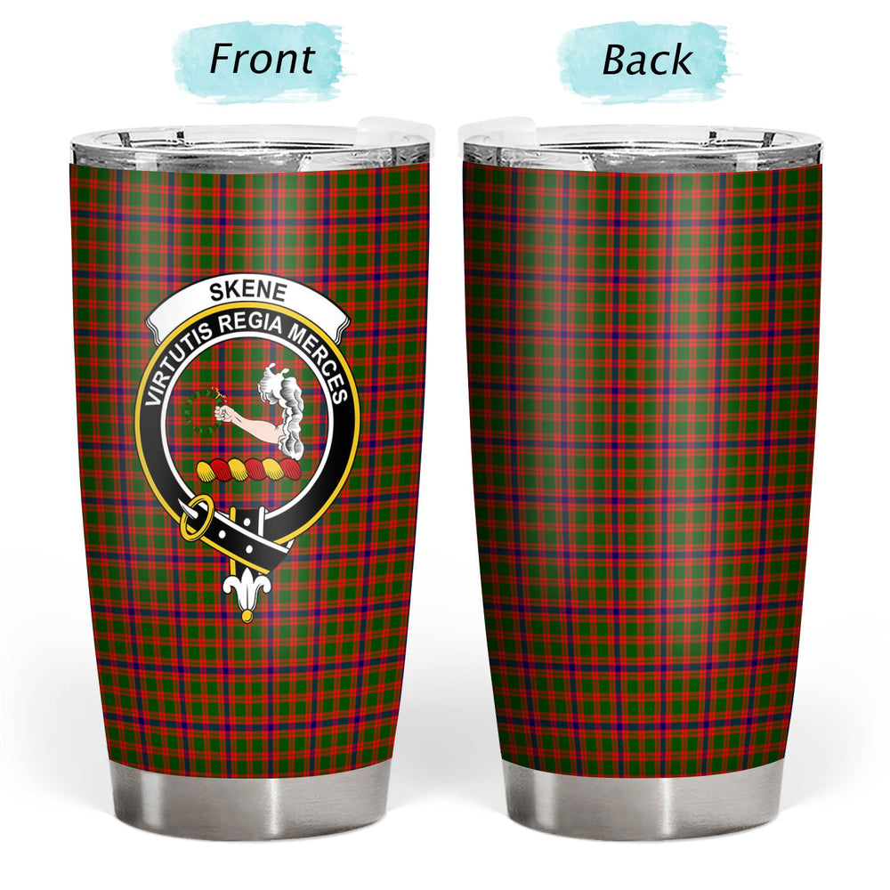 Clan Skene Modern Tartan Crest Tumbler SW39 Clan Skene Tartan Today   