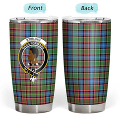 Clan Stirling (of Keir) Tartan Crest Tumbler AT53 Clan Stirling Tartan Today   