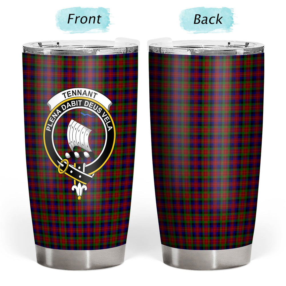 Clan Tennant Tartan Crest Tumbler TU39 Clan Tennant Tartan Today   