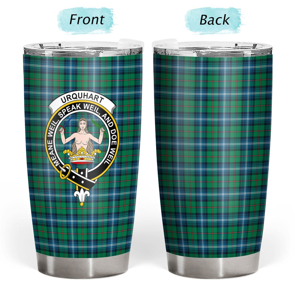 Clan Urquhart Ancient Tartan Crest Tumbler JU99 Clan Urquhart Tartan Today   