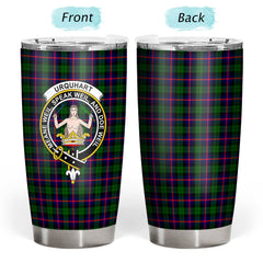 Clan Urquhart Modern Tartan Crest Tumbler ES34 Clan Urquhart Tartan Today   