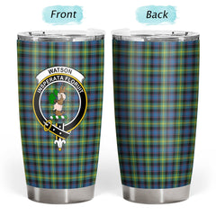 Clan Watson Ancient Tartan Crest Tumbler ZI70 Clan Watson Tartan Today   