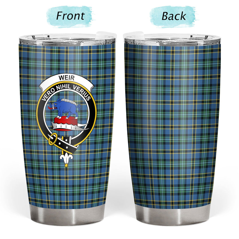 Clan Weir Ancient Tartan Crest Tumbler ME54 Clan Weir Tartan Today   