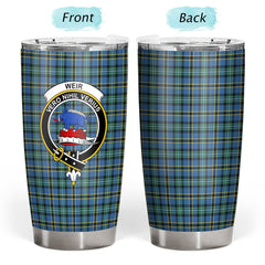 Clan Weir Ancient Tartan Crest Tumbler ME54 Clan Weir Tartan Today   