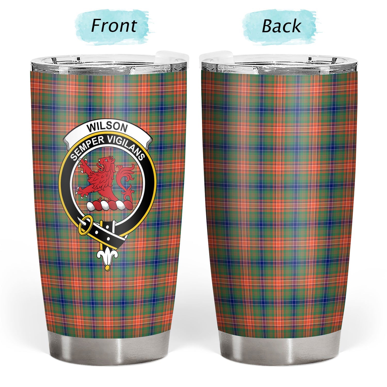 Clan Wilson Ancient Tartan Crest Tumbler EU94 Clan Wilson Tartan Today   
