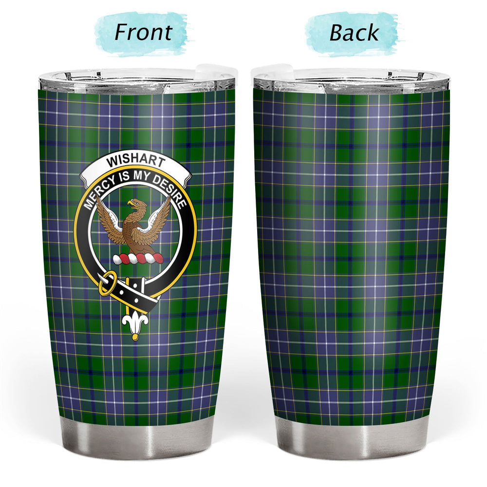 Clan Wishart Hunting Tartan Crest Tumbler CS99 Clan Wishart Tartan Today   