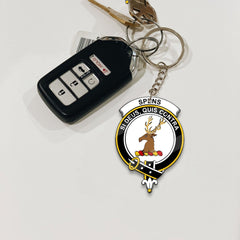 Clan Spens (or Spence) Tartan Crest Keychain KI52 Clan Spens Tartan Today   