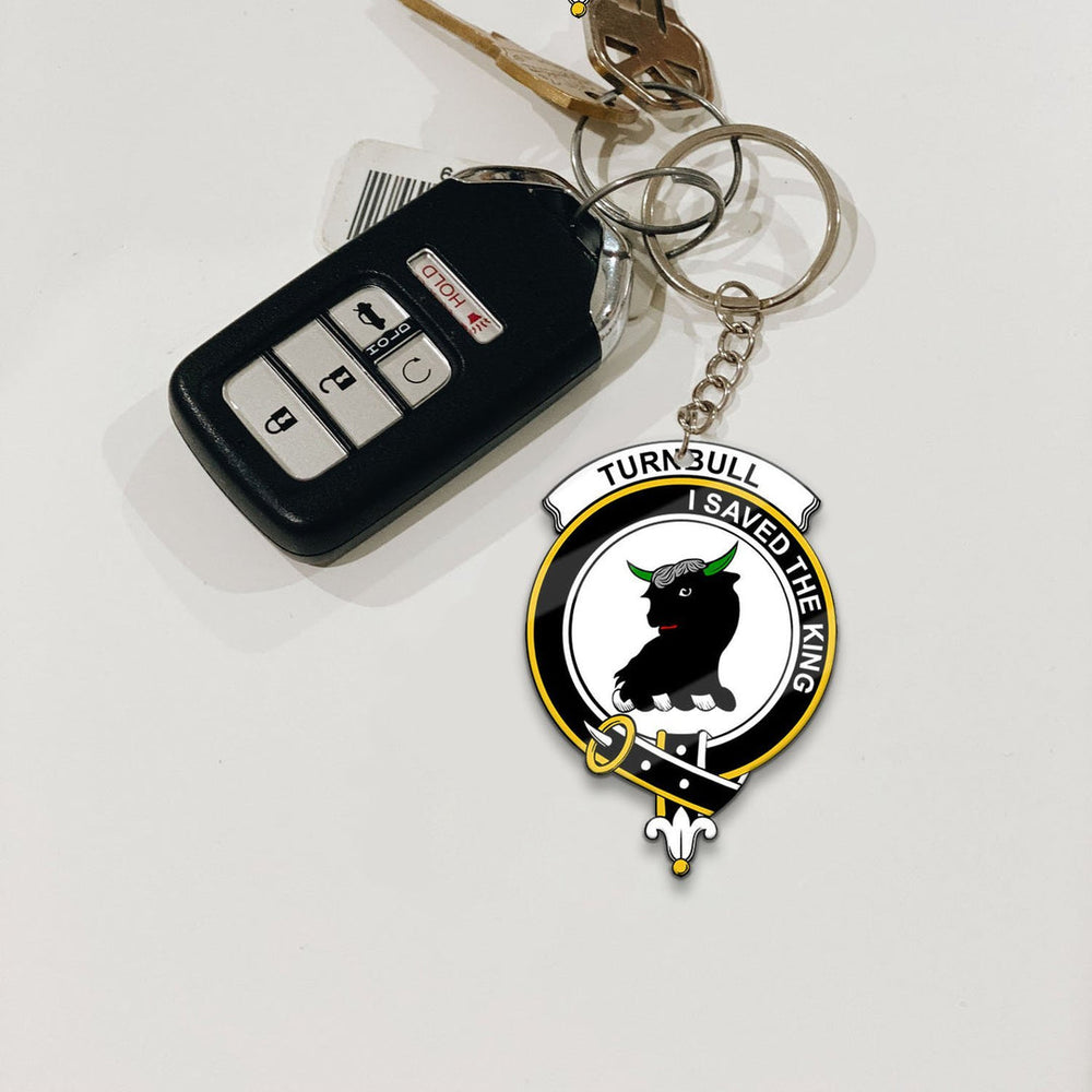Clan Turnbull Tartan Crest Keychain LP26 Clan Turnbull Tartan Today   
