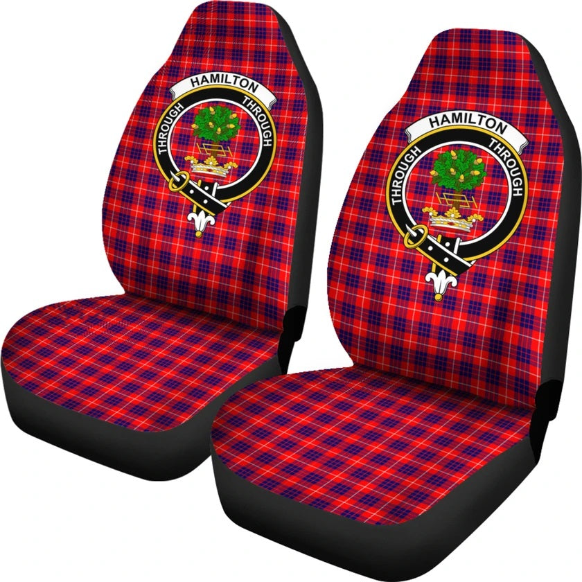 Clan Hamilton Ancient Family Modern Tartan Crest Car seat Cover BL24 Clan Hamilton Tartan Today   