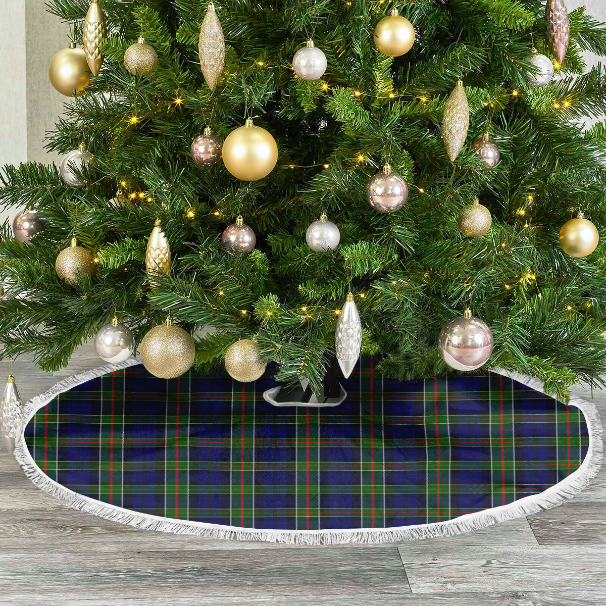 Clan Colquhoun Modern Tartan Christmas Tree Skirt UN78 Colquhoun Modern Tartan Tartan Christmas   