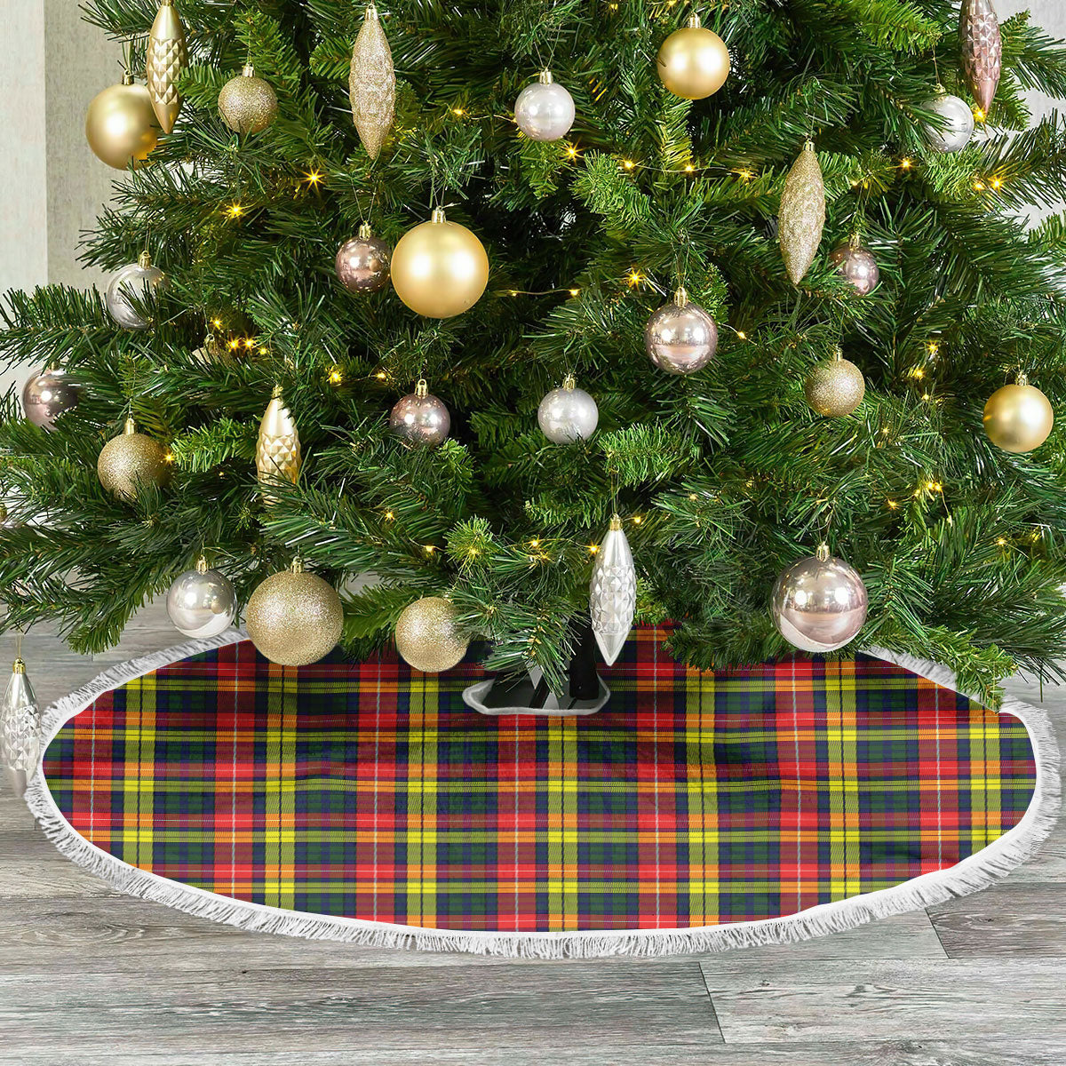 Clan Dewar Tartan Christmas Tree Skirt RV33 Dewar Tartan Tartan Christmas   