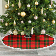 Clan Dunbar Modern Tartan Christmas Tree Skirt JS12 Dunbar Modern Tartan Tartan Christmas   