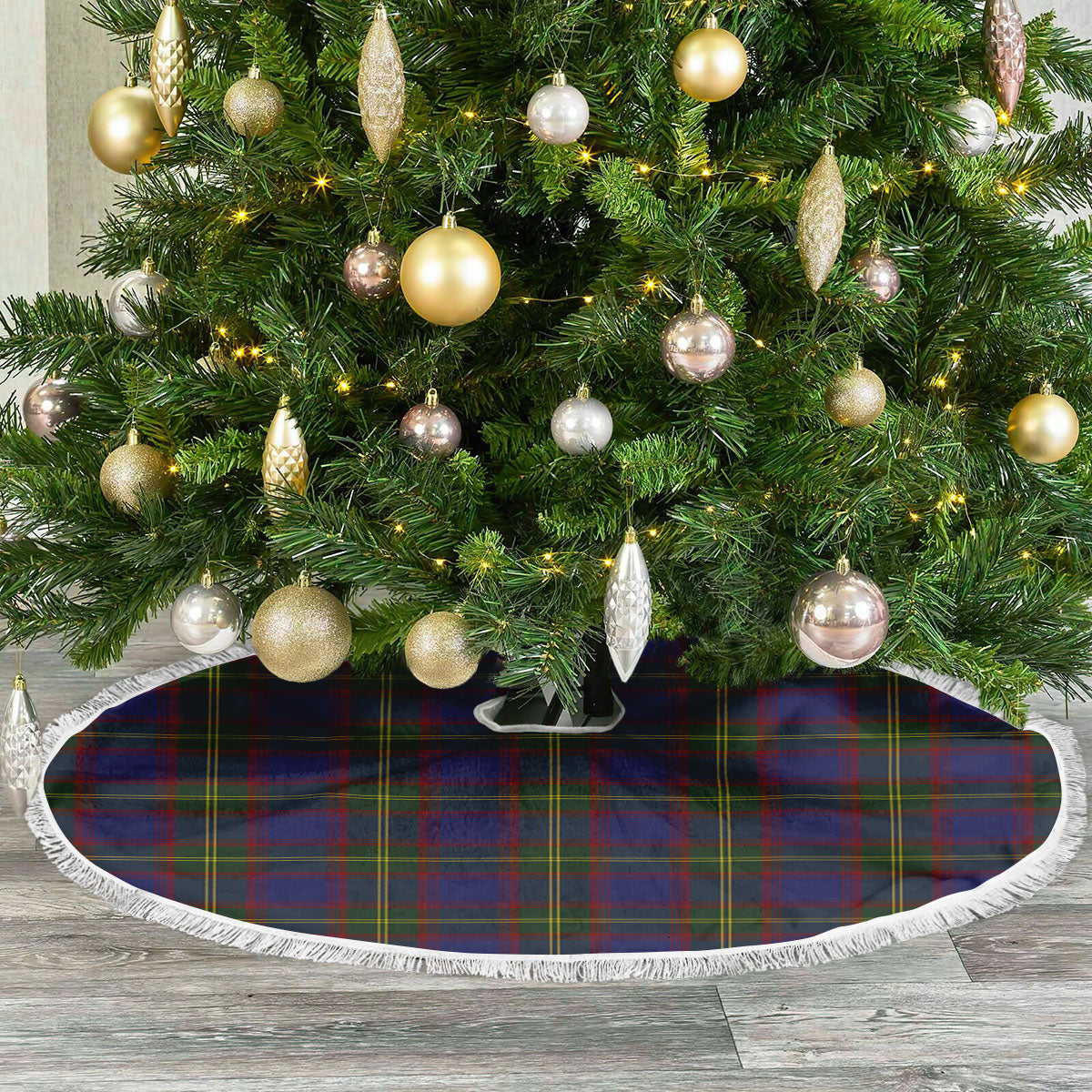 Clan Durie Tartan Christmas Tree Skirt VA20 Durie Tartan Tartan Christmas   
