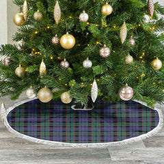 Clan Fletcher Modern Tartan Christmas Tree Skirt SV52 Fletcher Modern Tartan Tartan Christmas   