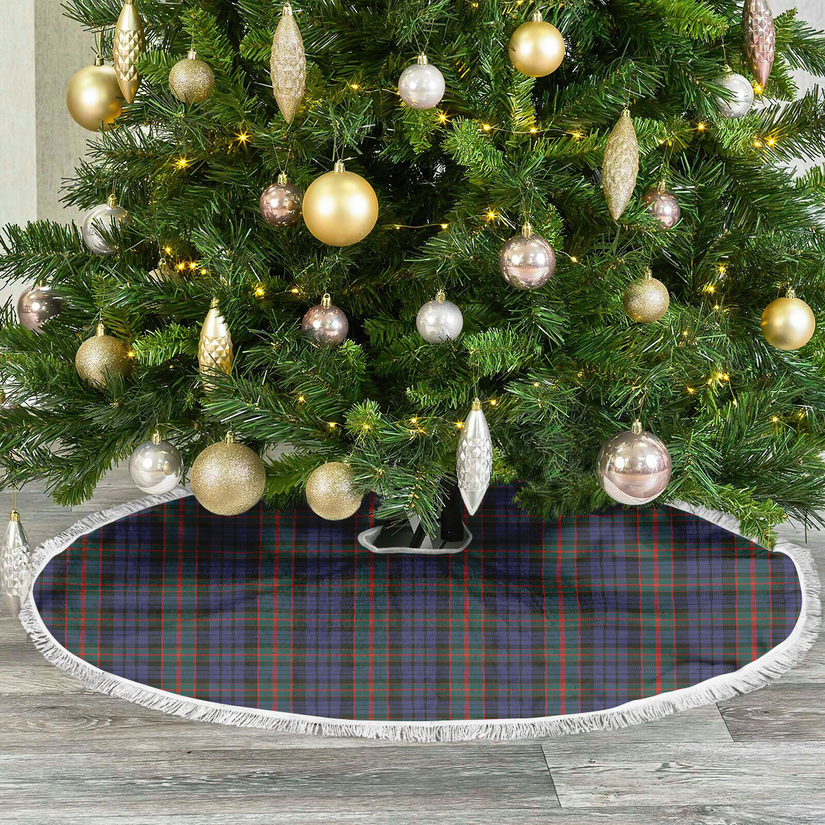 Clan Fletcher of Dunans Tartan Christmas Tree Skirt VT87 Fletcher of Dunans Tartan Tartan Christmas   