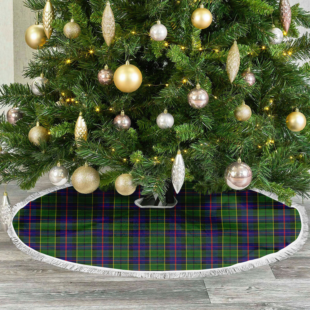 Clan Forsyth Modern Tartan Christmas Tree Skirt HD25 Forsyth Modern Tartan Tartan Christmas   