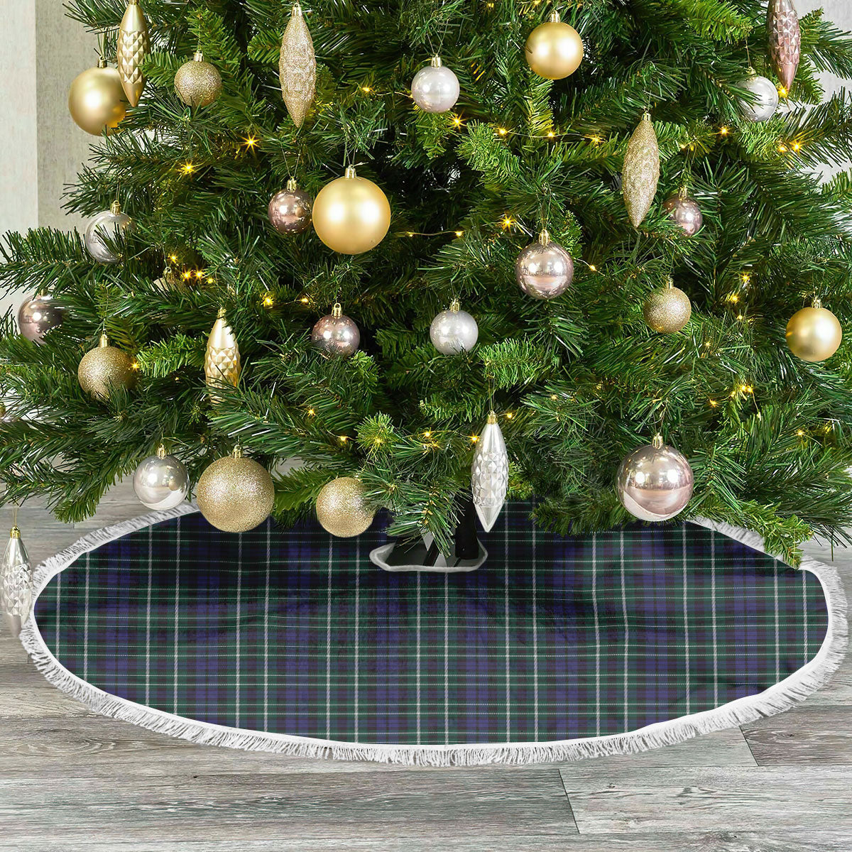Clan Graham of Montrose Modern Tartan Christmas Tree Skirt JI75 Graham of Montrose Modern Tartan Tartan Christmas   