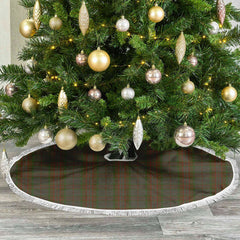 Clan Gray Tartan Christmas Tree Skirt GL71 Gray Tartan Tartan Christmas   