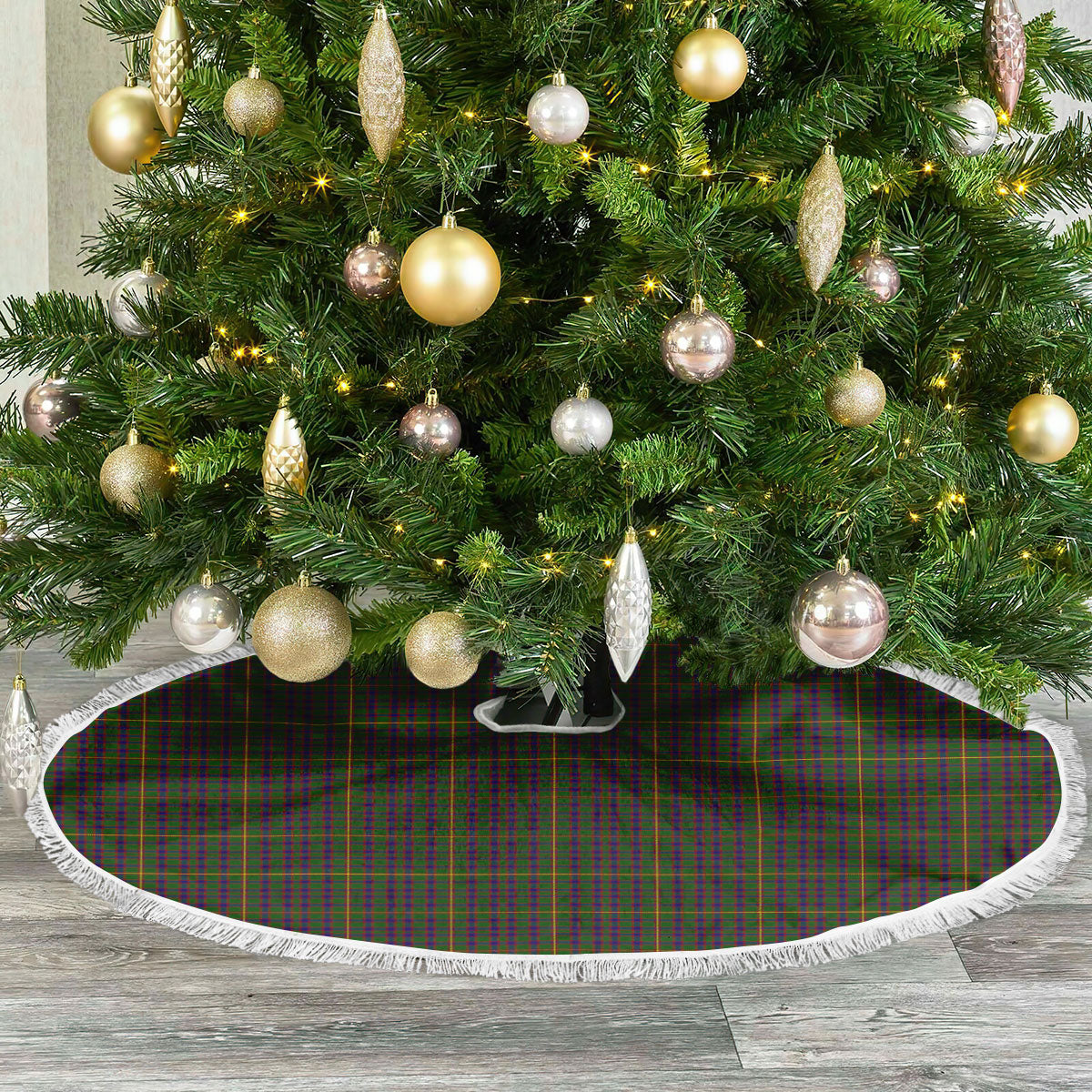 Clan Hall Tartan Christmas Tree Skirt OB82 Hall Tartan Tartan Christmas   