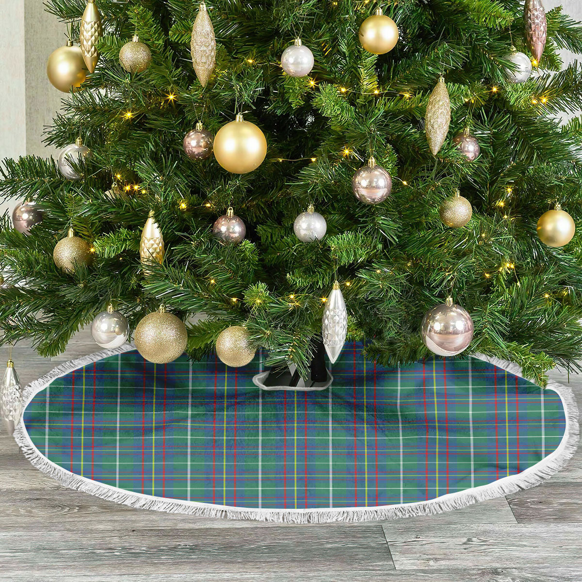 Clan Inglis Ancient Tartan Christmas Tree Skirt JZ89 Inglis Ancient Tartan Tartan Christmas   
