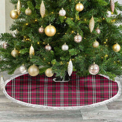 Clan Little Tartan Christmas Tree Skirt MD39 Little Tartan Tartan Christmas   