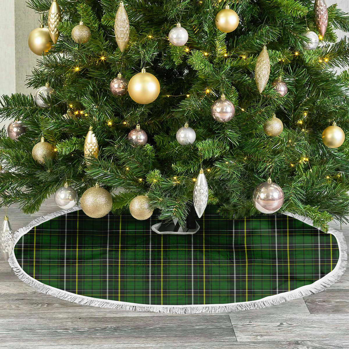 Clan MacAlpine Modern Tartan Christmas Tree Skirt HK84 MacAlpine Modern Tartan Tartan Christmas   
