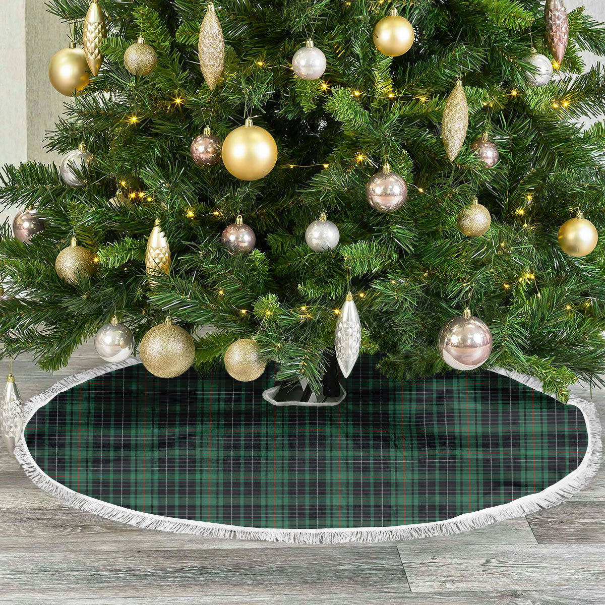 Clan MacAulay Hunting Ancient Tartan Christmas Tree Skirt PU34 MacAulay Hunting Ancient Tartan Tartan Christmas   