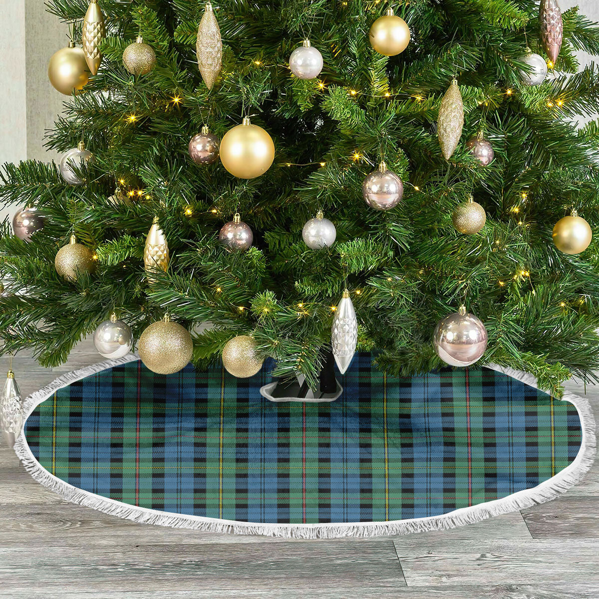 Clan MacEwan Ancient Tartan Christmas Tree Skirt DR37 MacEwan Ancient Tartan Tartan Christmas   