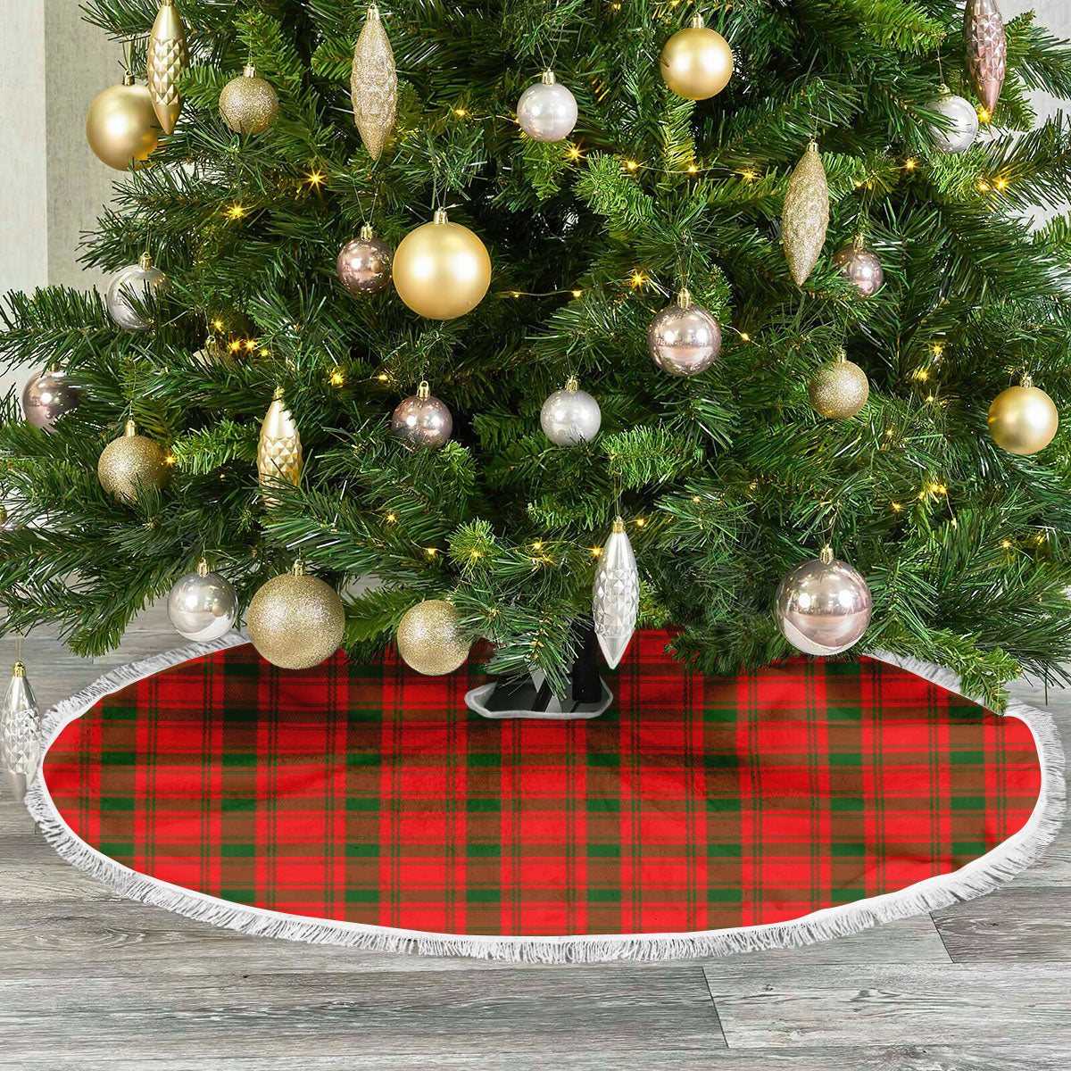 Clan MacQuarrie Tartan Christmas Tree Skirt UJ83 MacQuarrie Tartan Tartan Christmas   