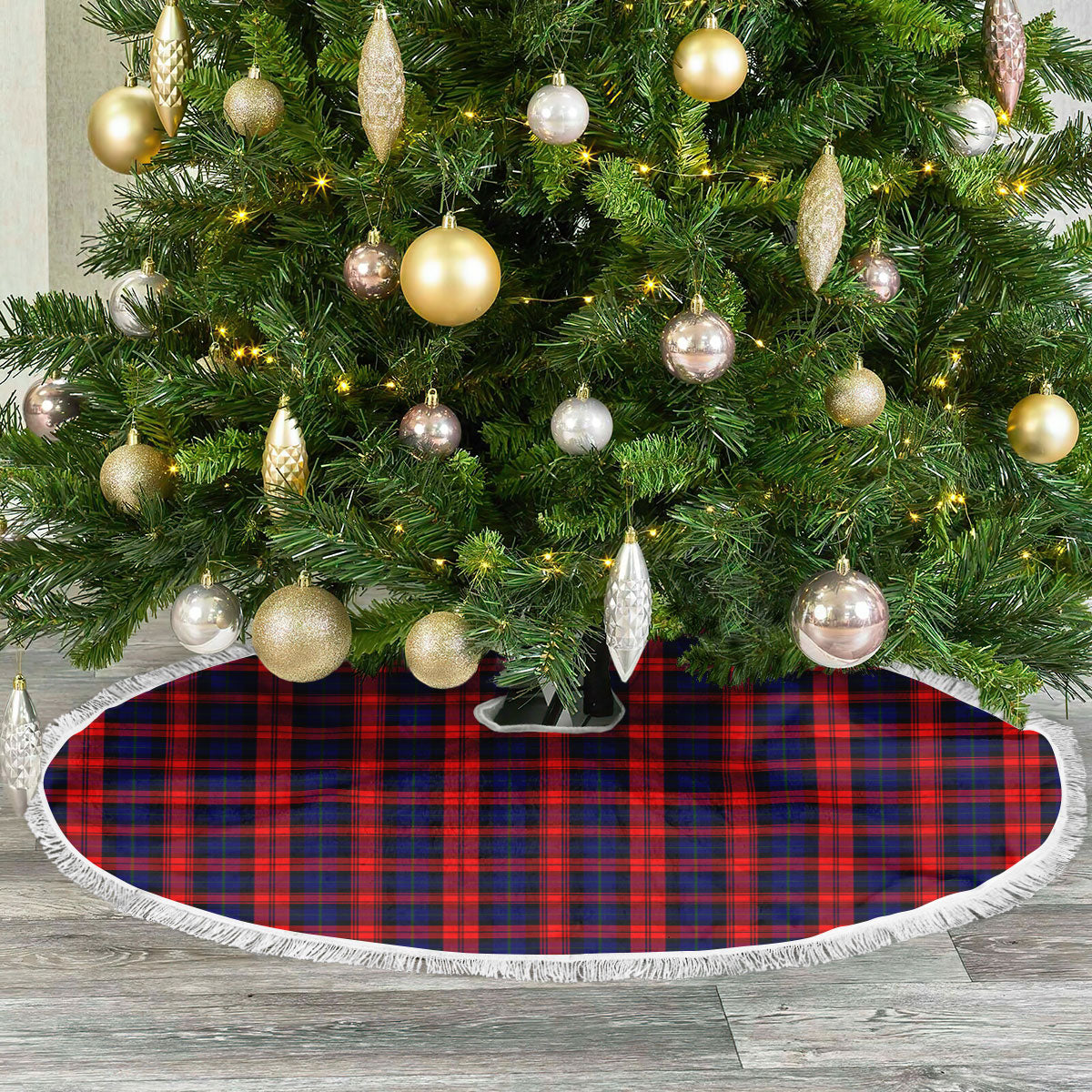 Clan McCracken Tartan Christmas Tree Skirt LG64 McCracken Tartan Tartan Christmas   
