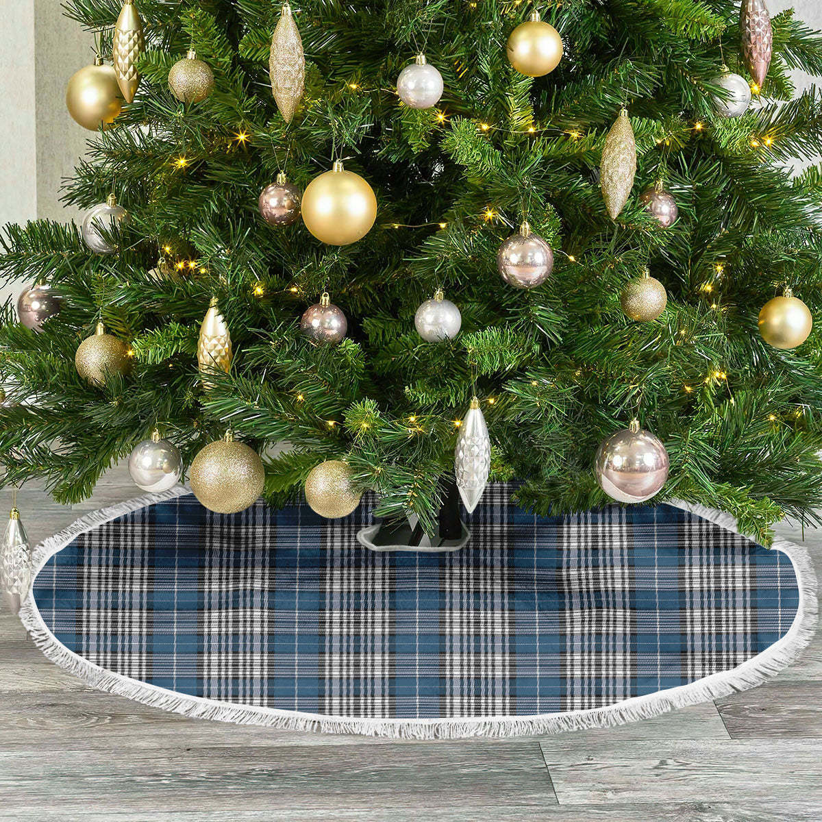 Clan Napier Modern Tartan Christmas Tree Skirt CA30 Napier Modern Tartan Tartan Christmas   