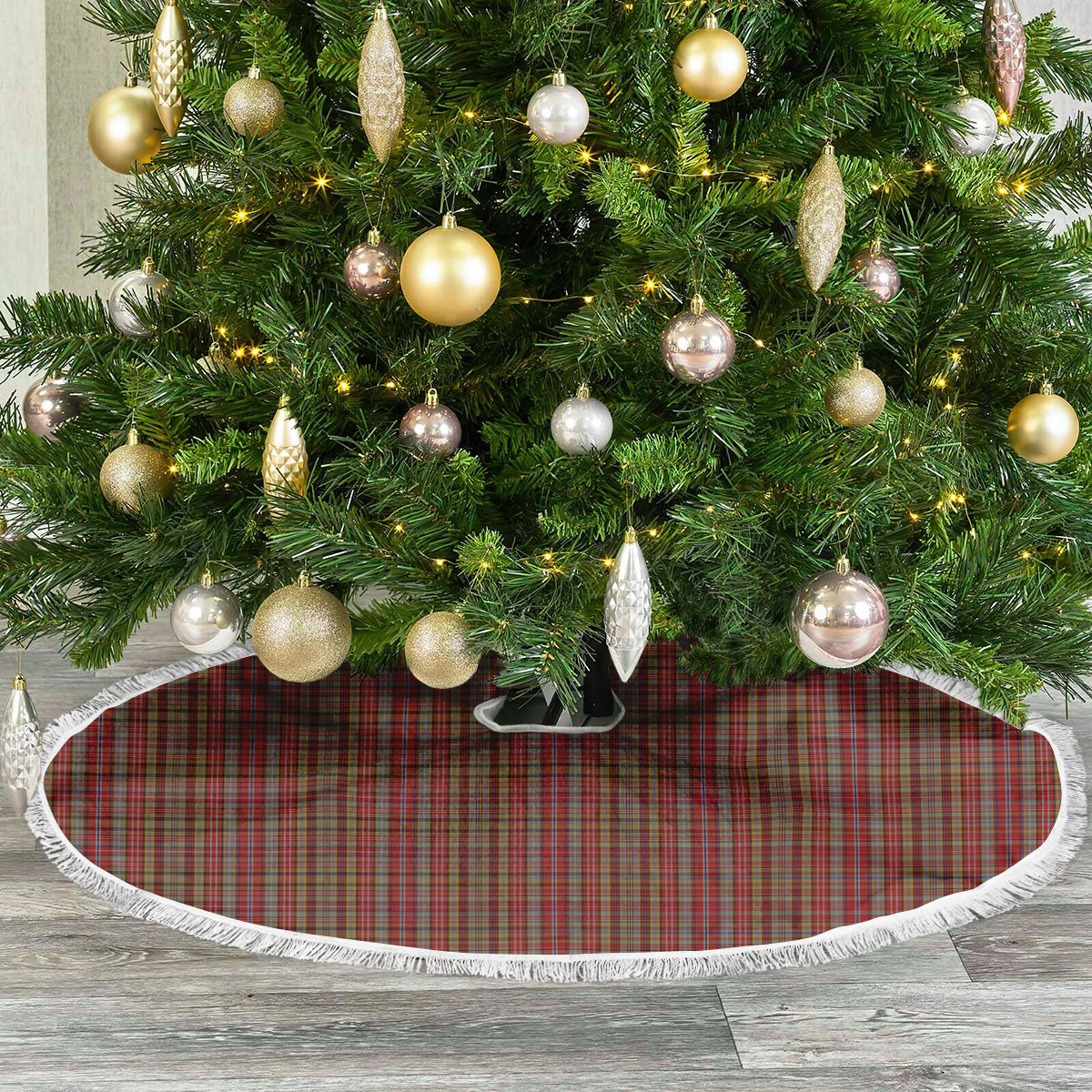 Clan Ogilvie Tartan Christmas Tree Skirt PG93 Ogilvie Tartan Tartan Christmas   
