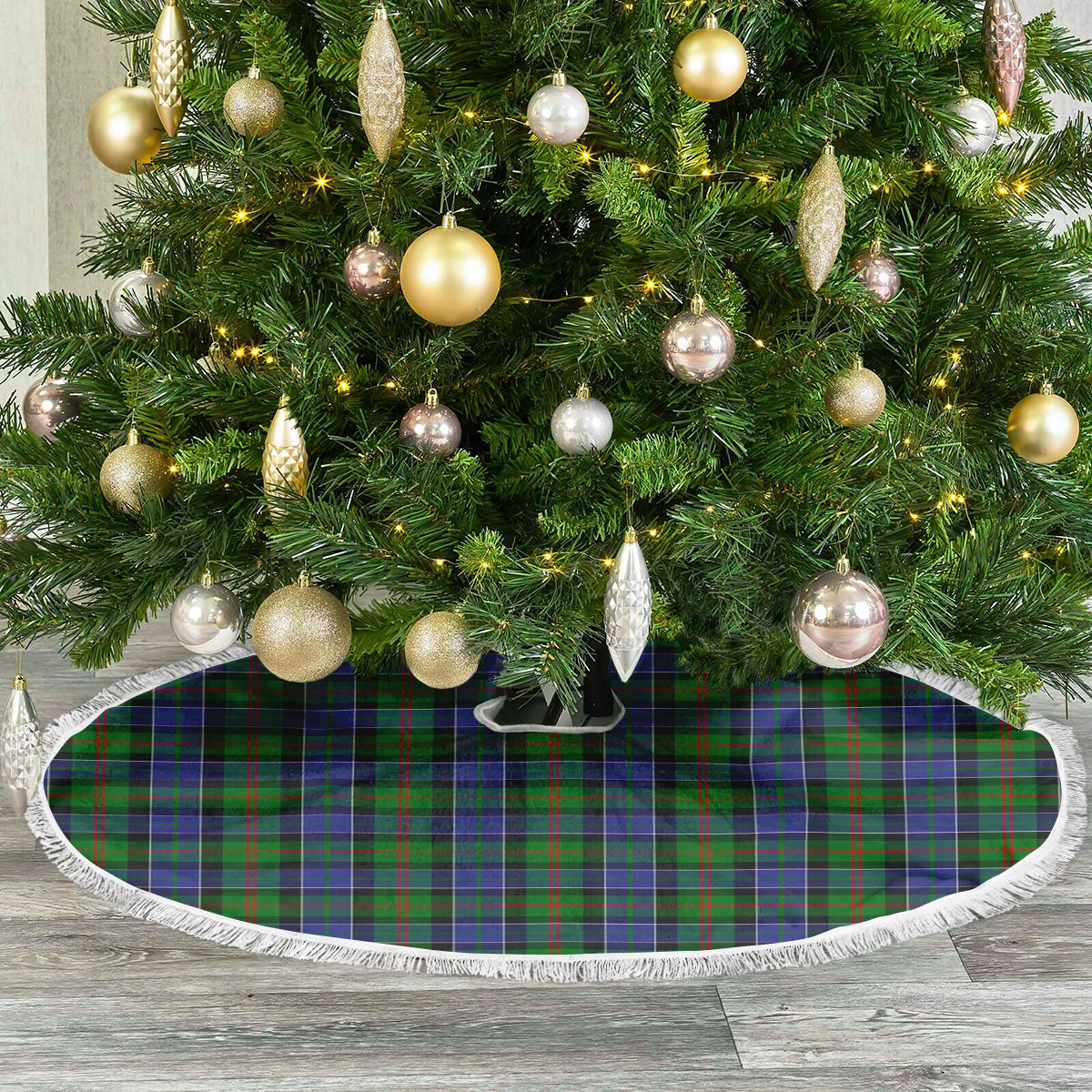 Clan Paterson Tartan Christmas Tree Skirt QI49 Paterson Tartan Tartan Christmas   