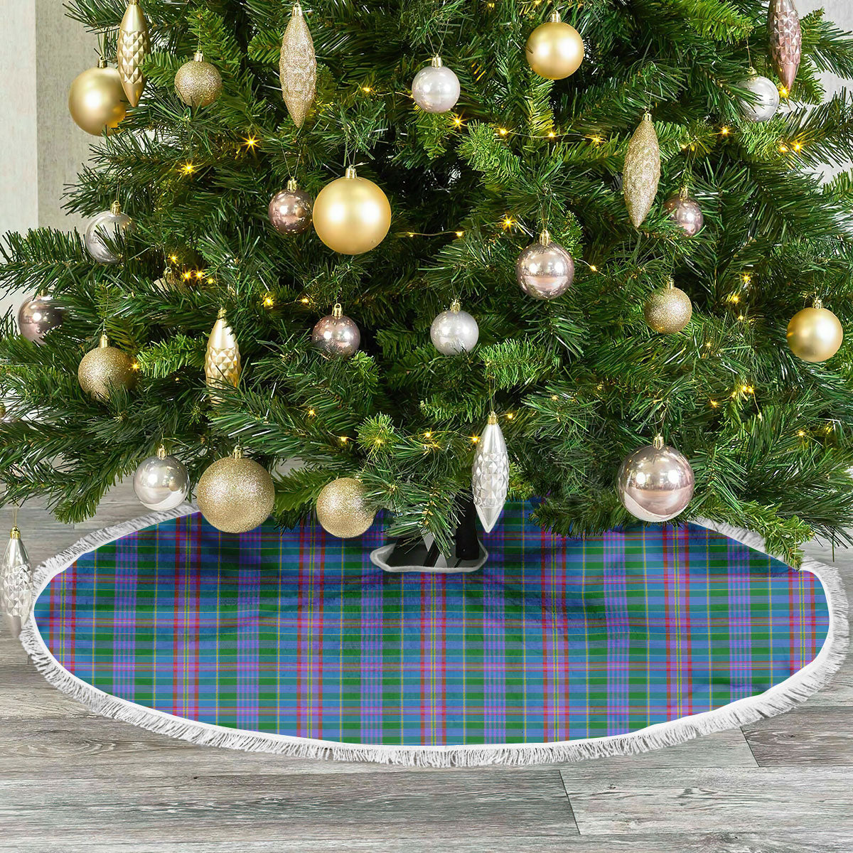 Clan Pitcairn Hunting Tartan Christmas Tree Skirt TQ44 Pitcairn Hunting Tartan Tartan Christmas   