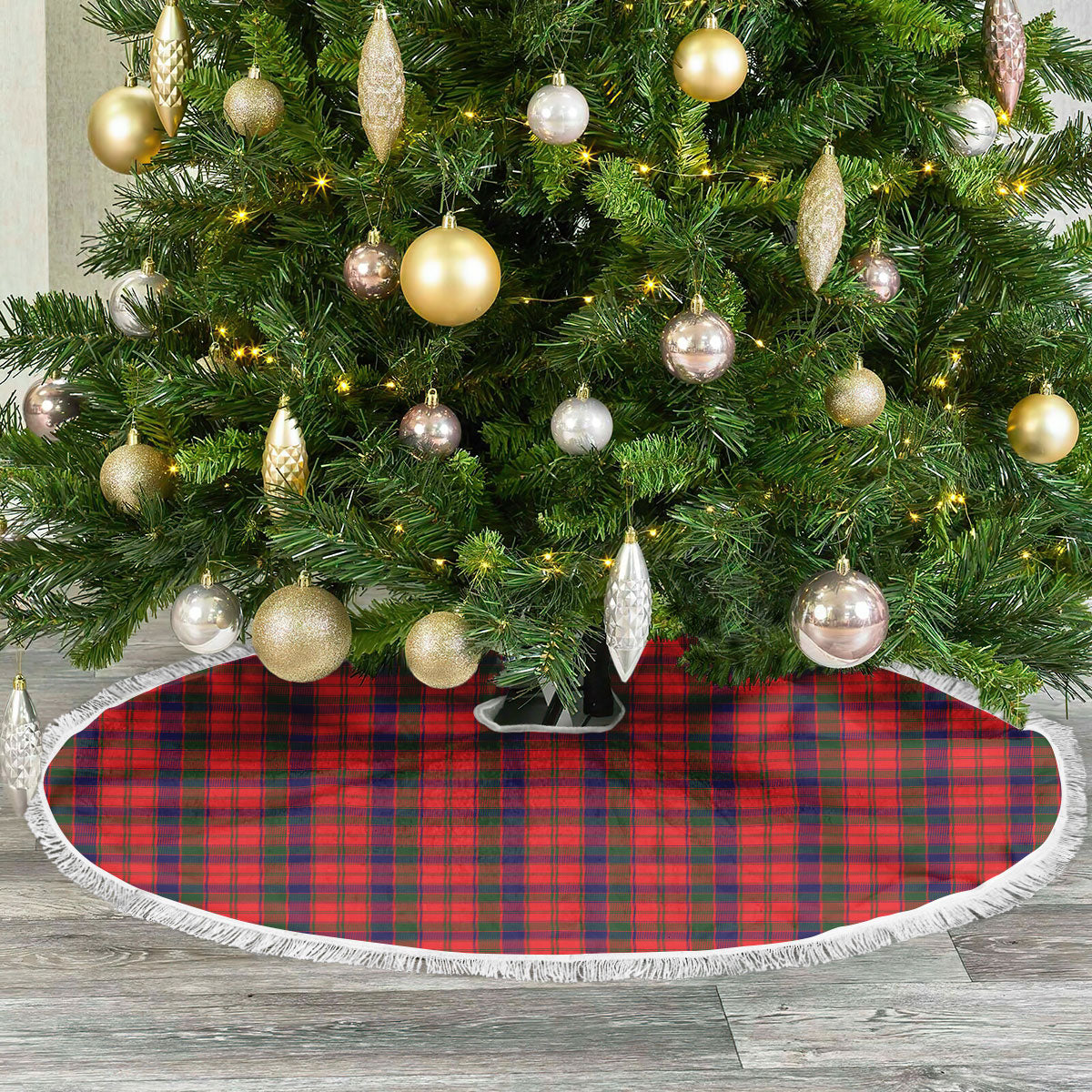 Clan Robertson Modern Tartan Christmas Tree Skirt VY58 Robertson Modern Tartan Tartan Christmas   